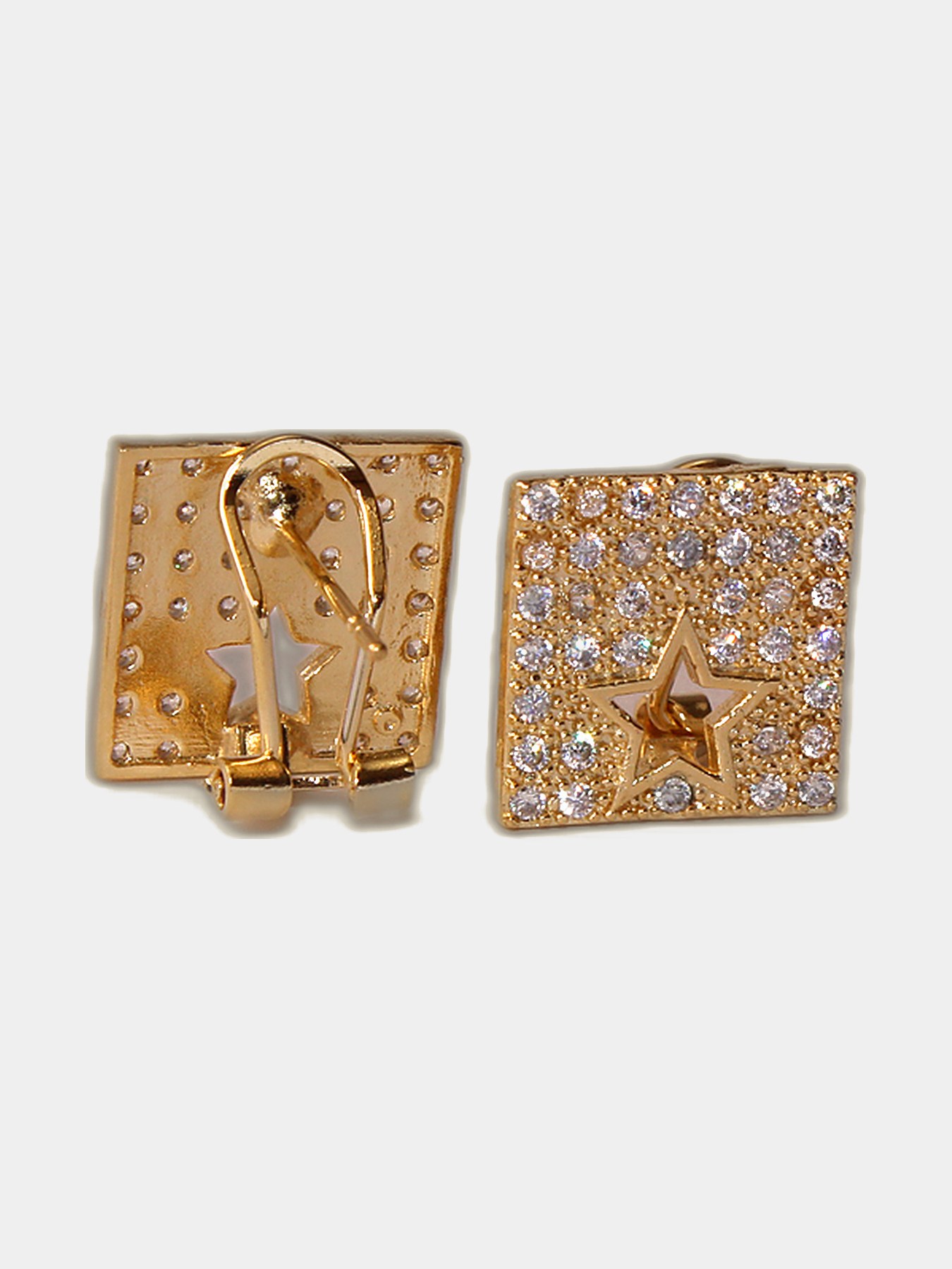 Aretes Estrella Cuadrado