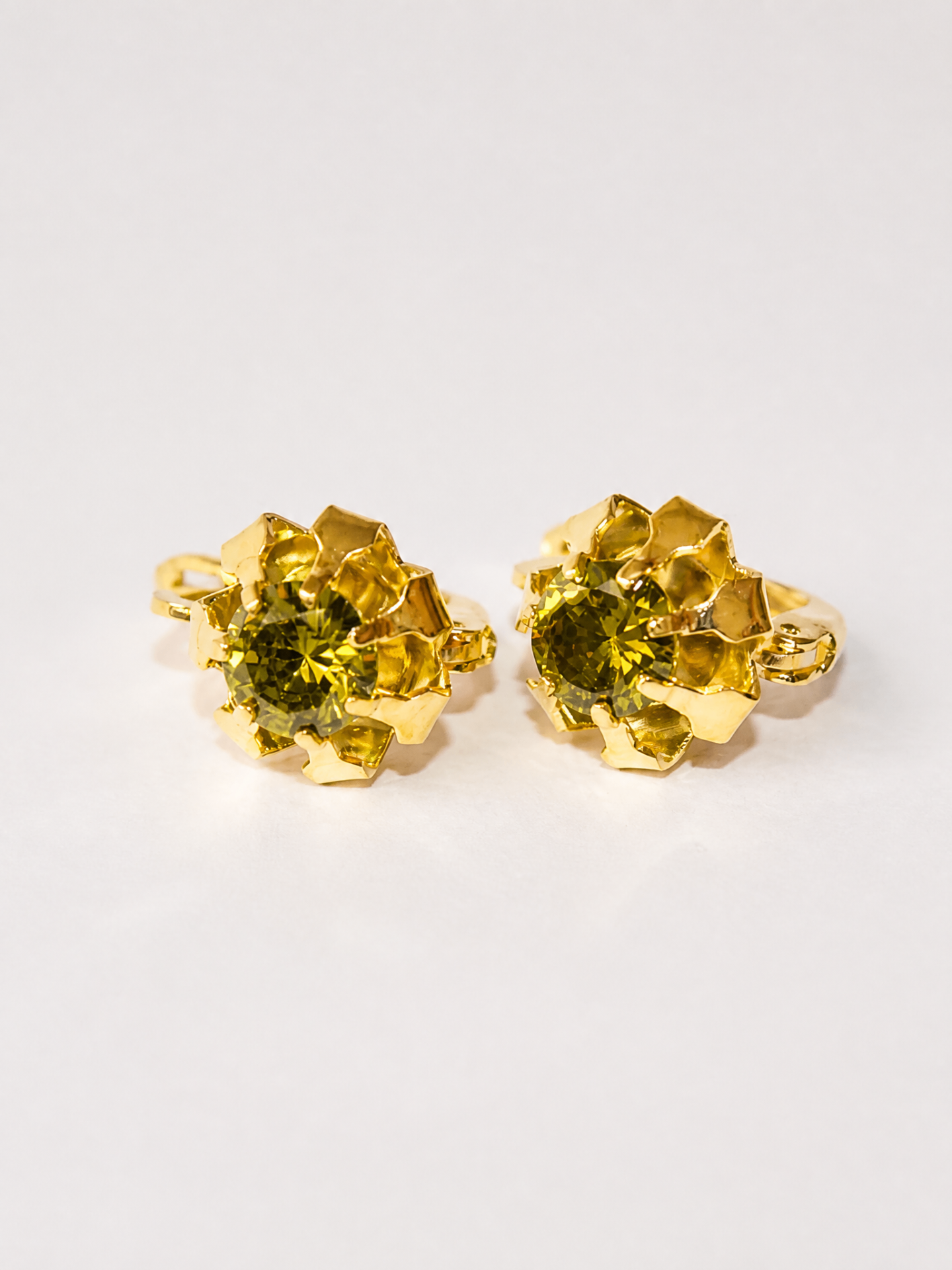 Pendientes Cristal Verde