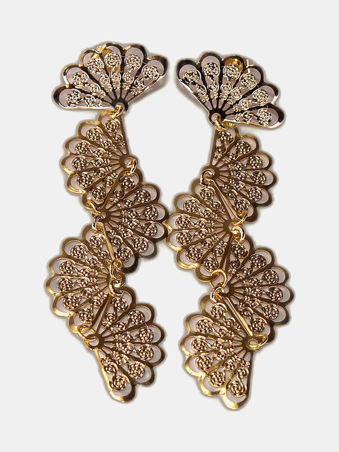 Aretes Abanico