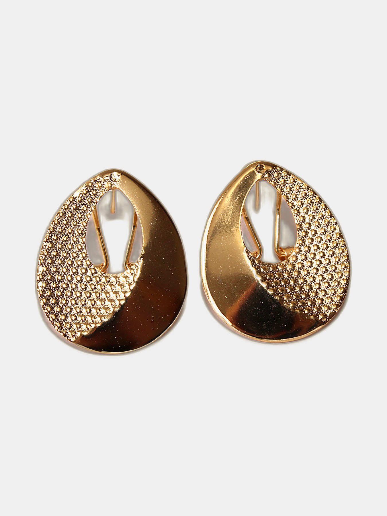 Aretes Gota Texturizada