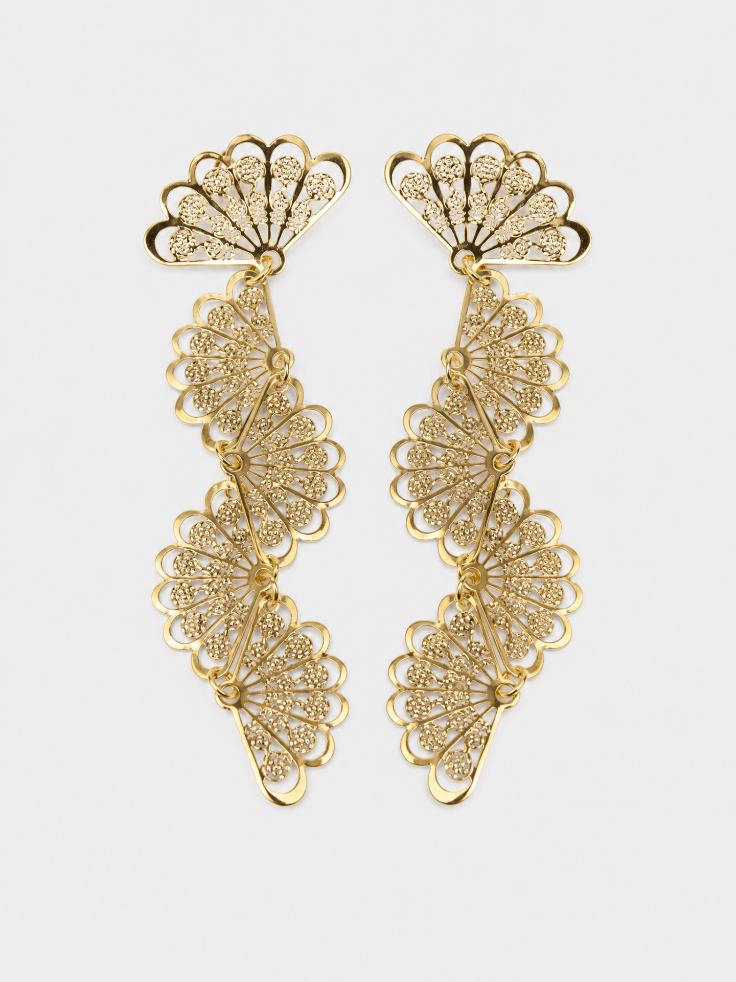 Aretes Abanico