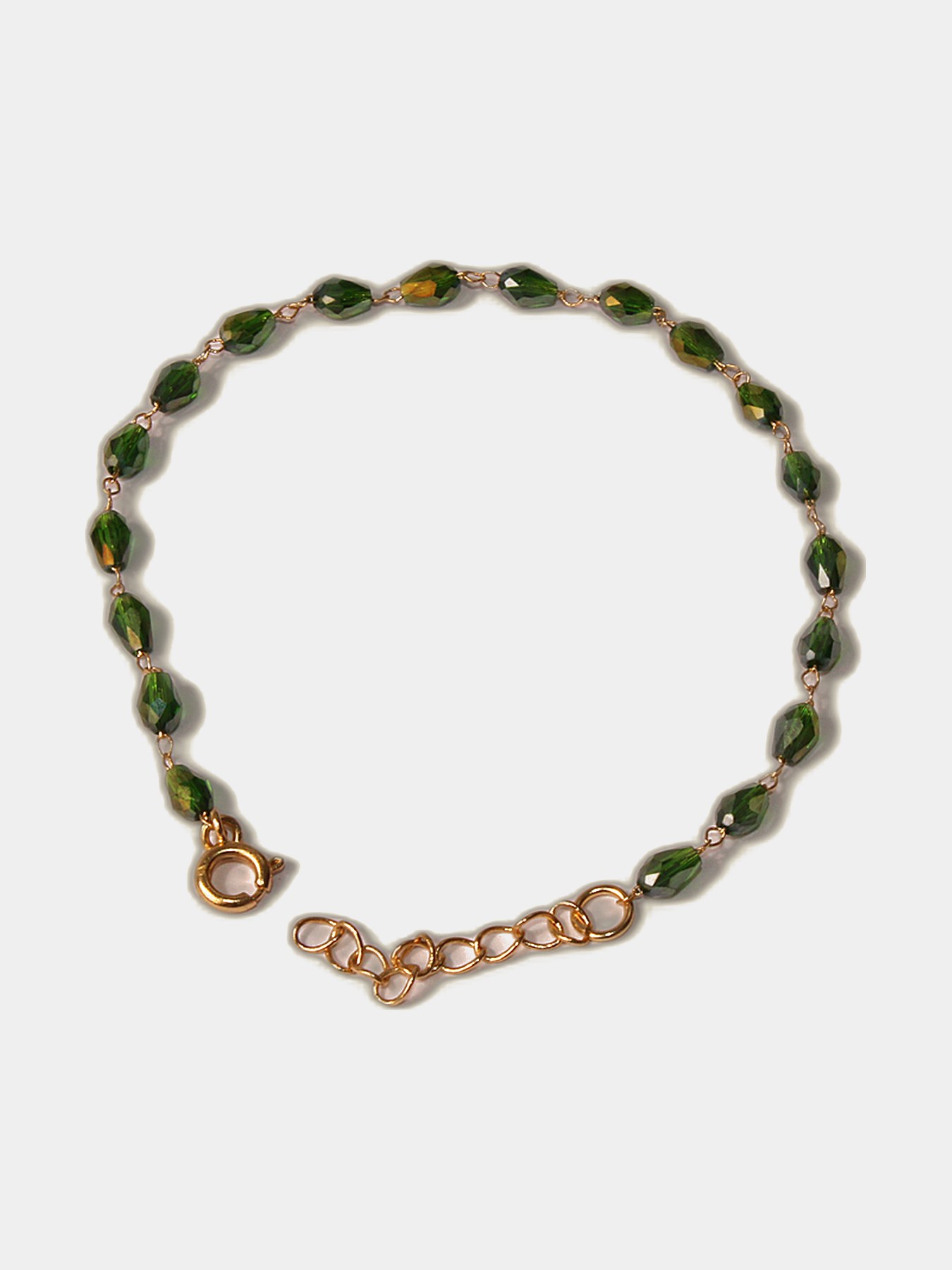 Pulsera Cristal Verde