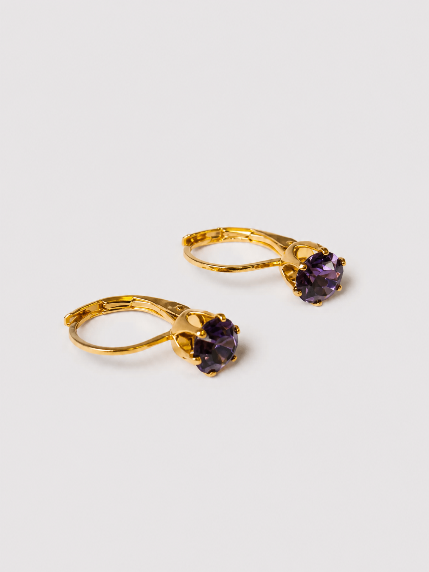 Pendientes Cristal Violeta