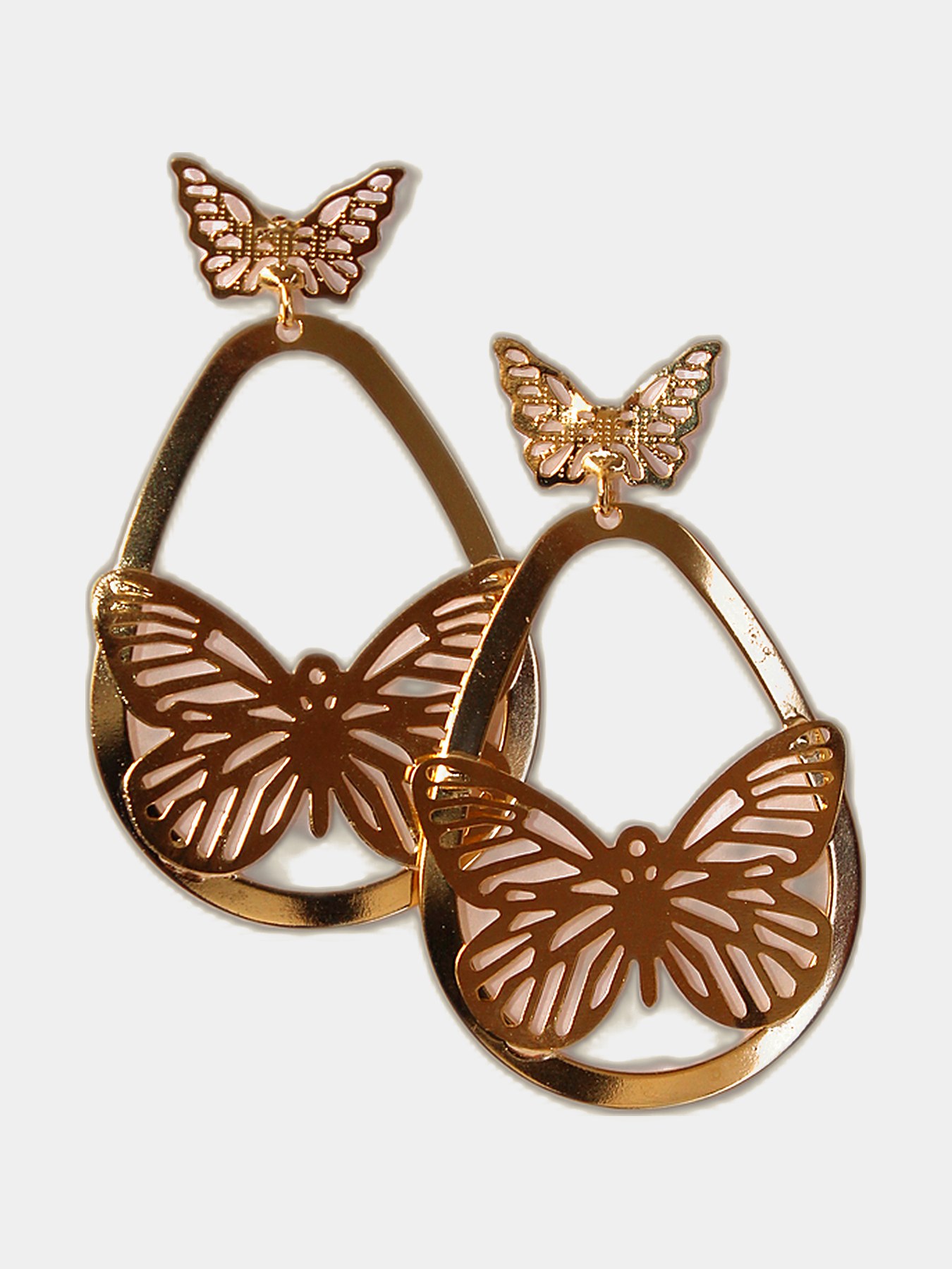 Aretes Mariposa Calada