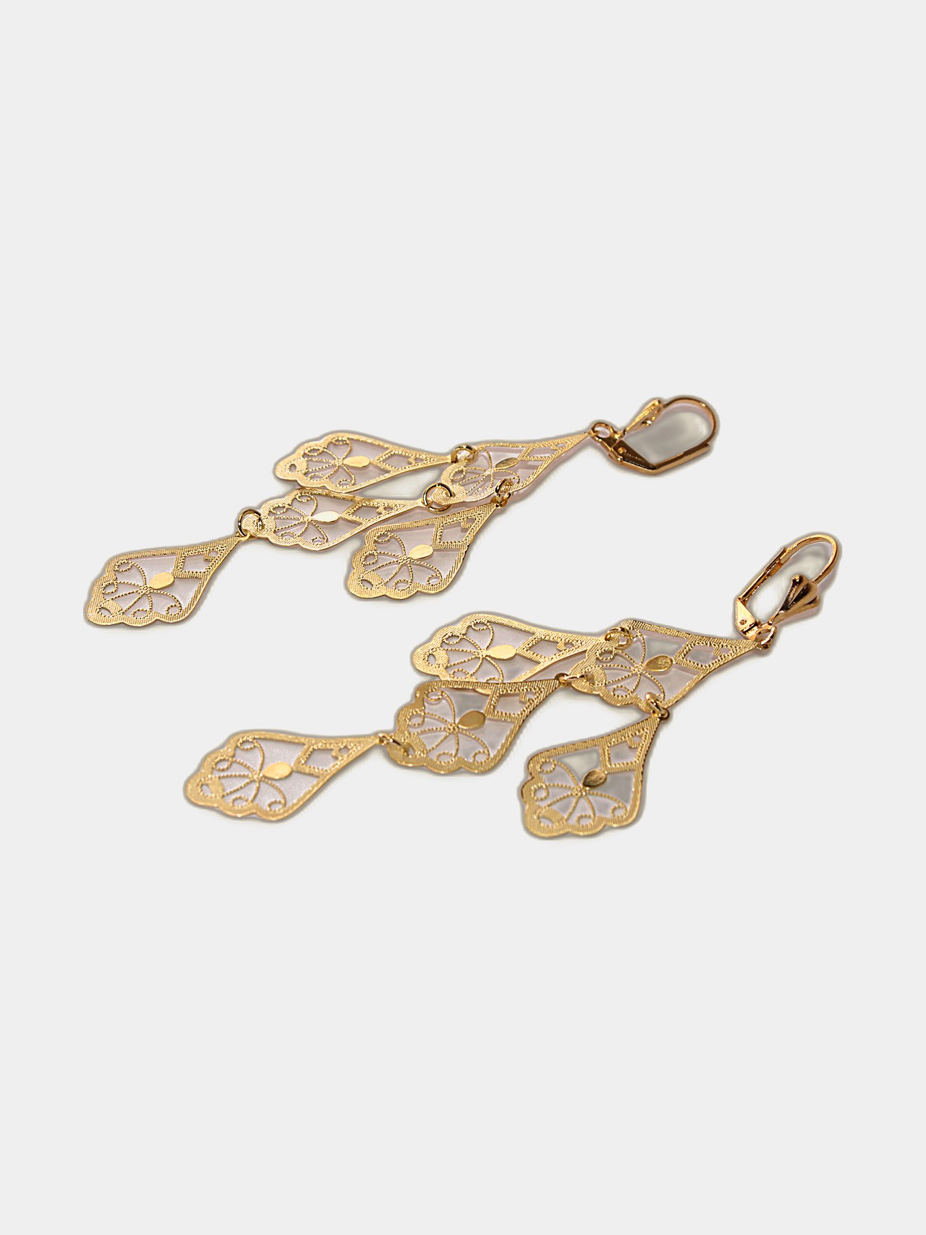 Aretes Hojas y Mariposas