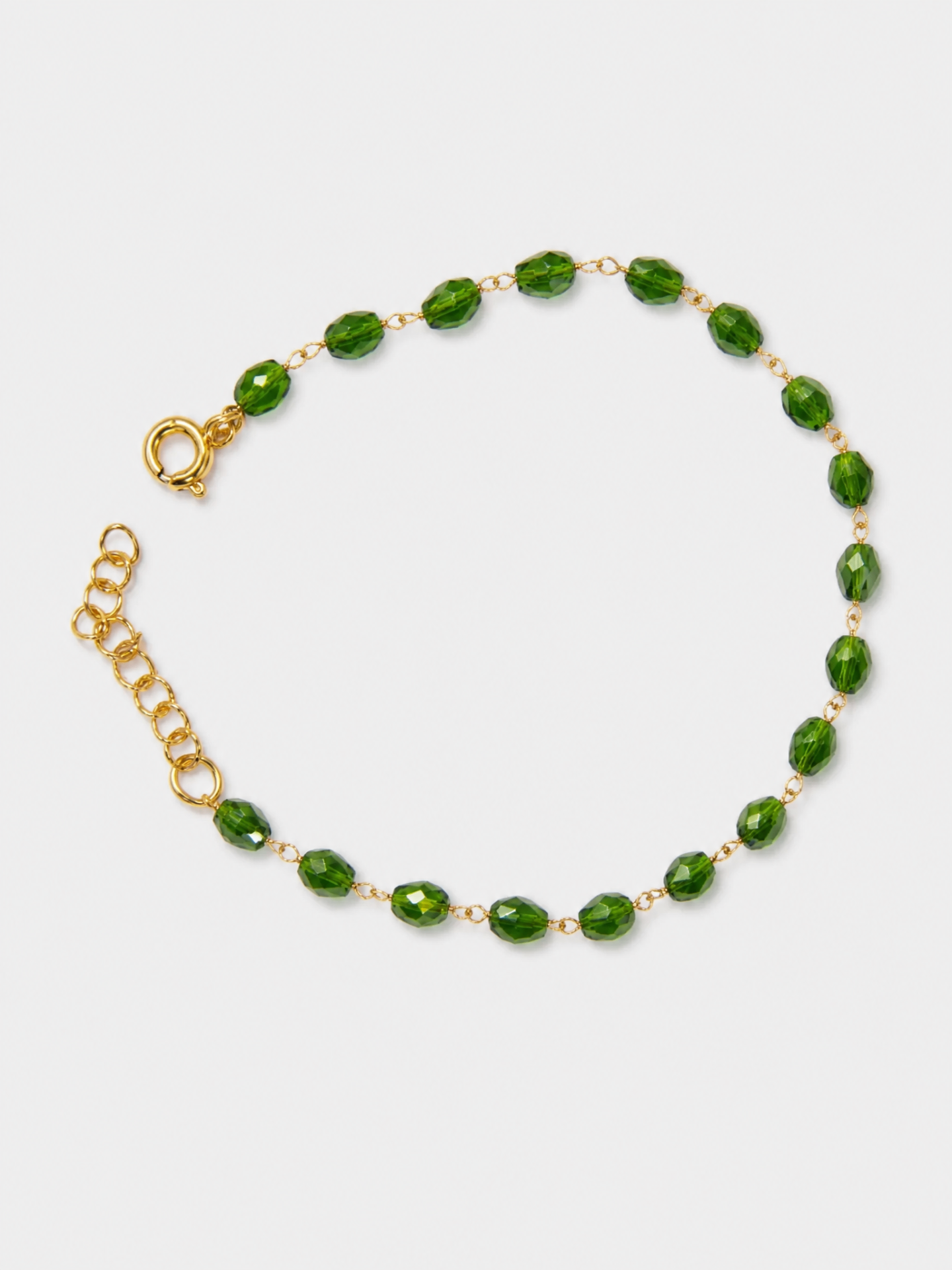 Pulsera Cristal Verde