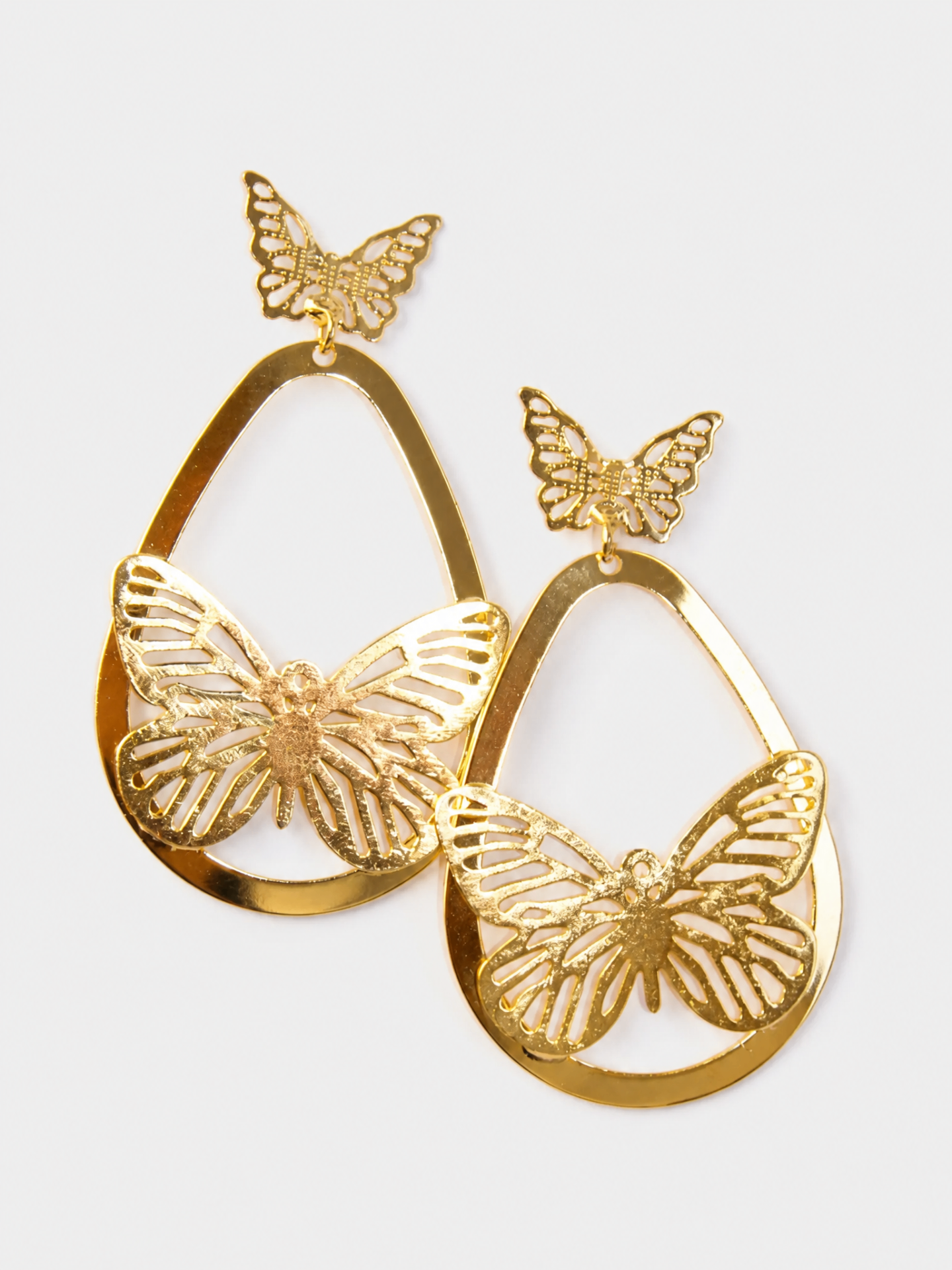 Aretes Mariposa Calada
