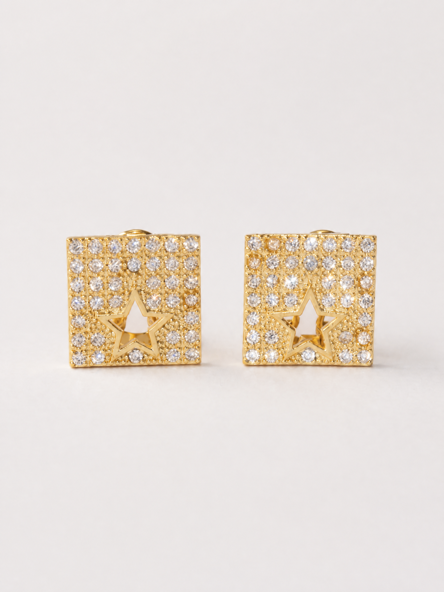 Aretes Estrella Cuadrado