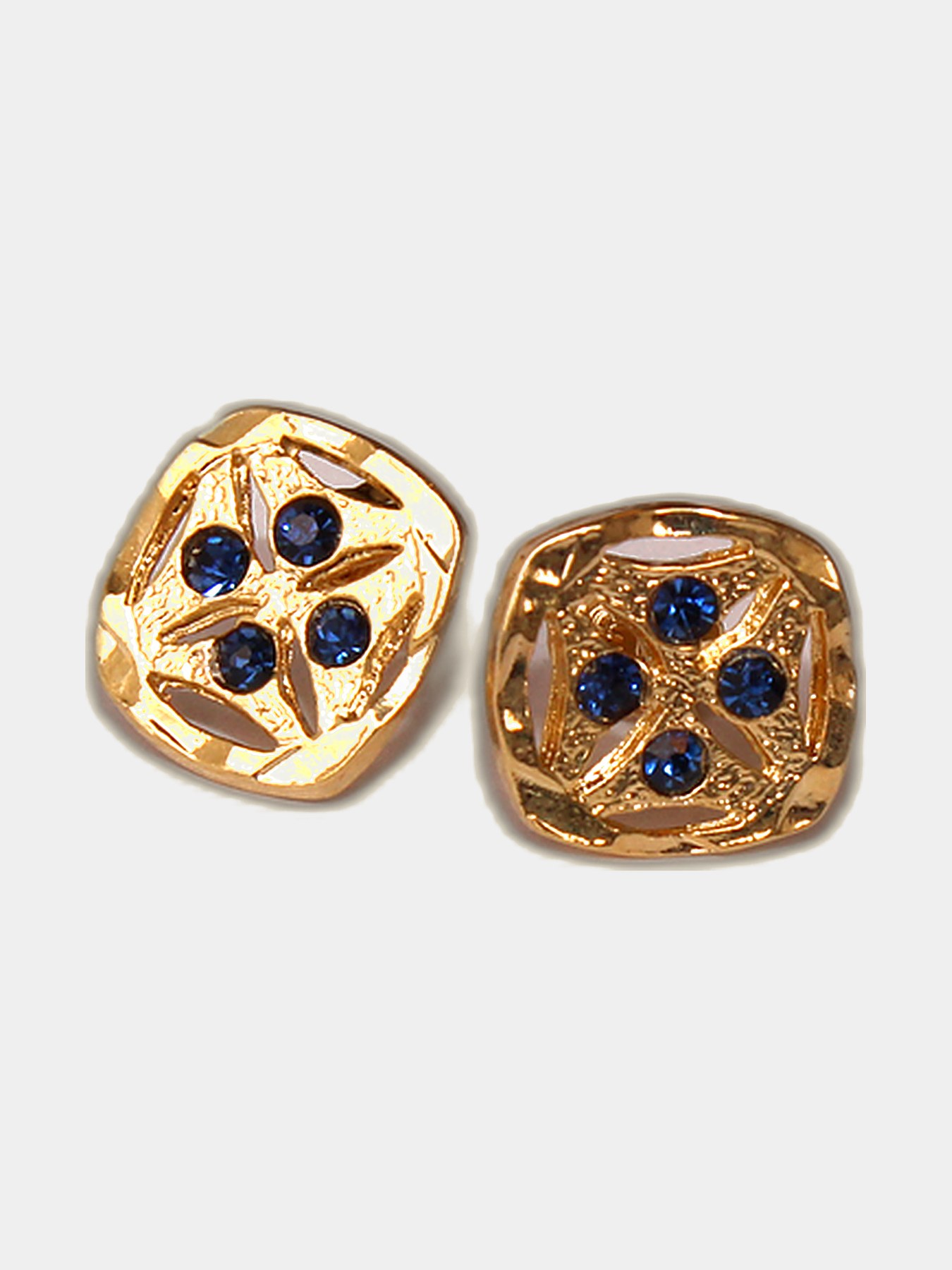 Aretes Ónix Cuadrado