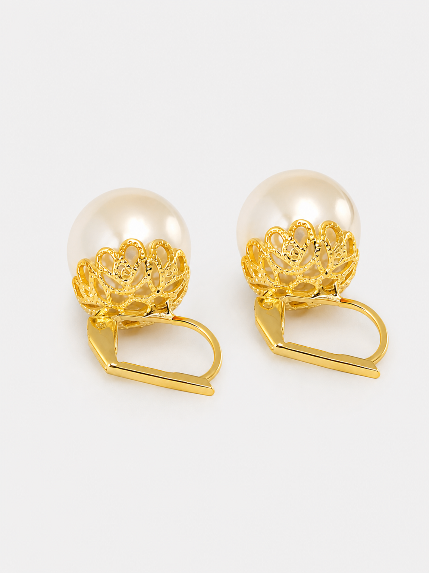 Pendientes Perla Flor